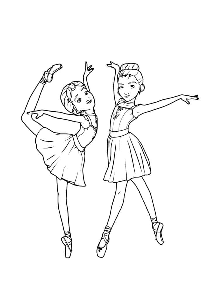 Two ballerinas 