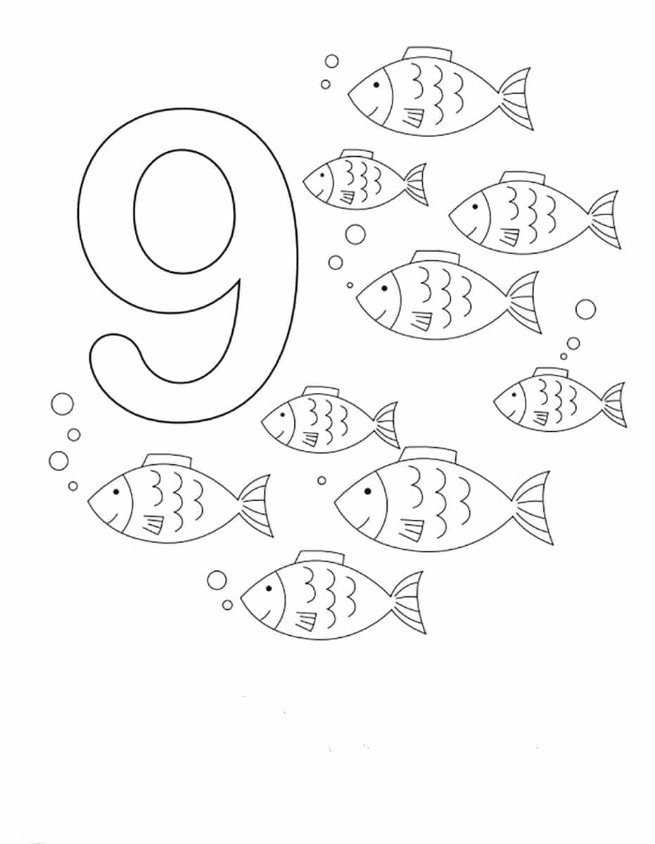 fried fish coloring pages