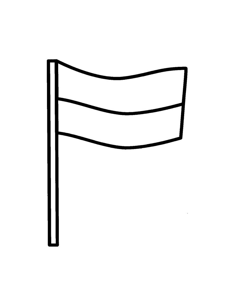 Flag
  with 2 stripes 