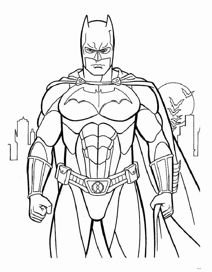 Batman
  the Superhero ready for action 