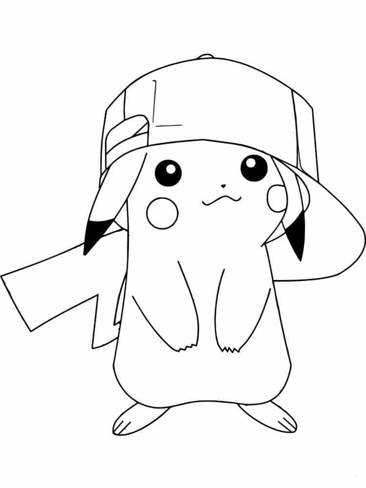 Pikachu in a cap