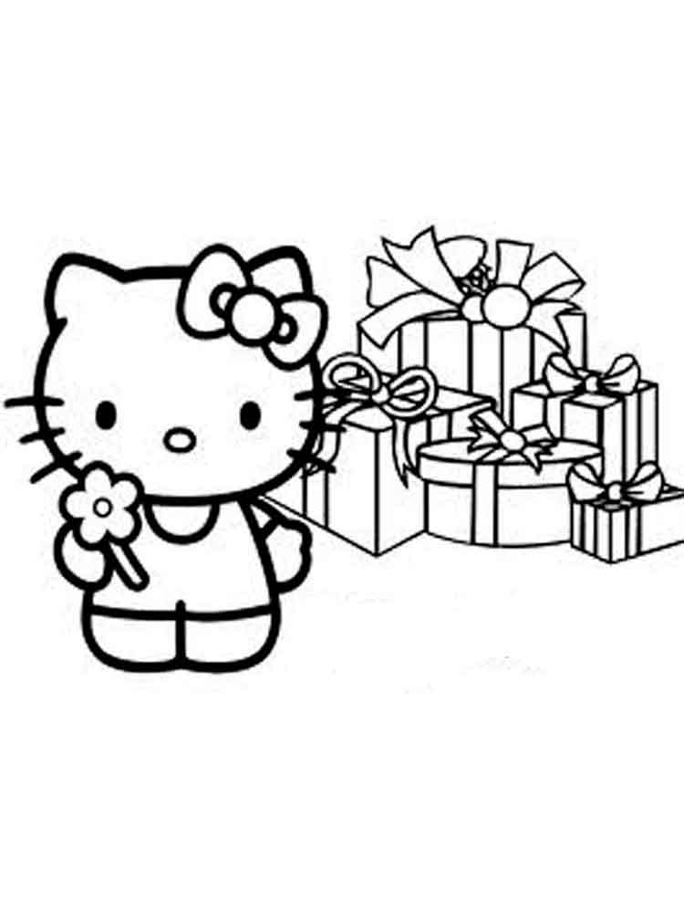 Hello Kitty with gifts
