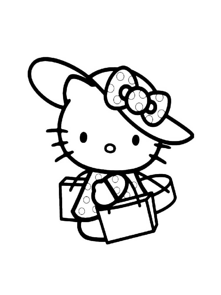 Hello Kitty going shopping