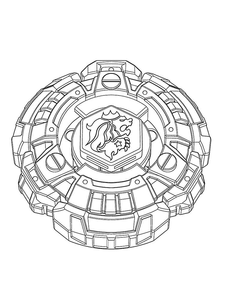Drawing of a spinning Beyblade wheel