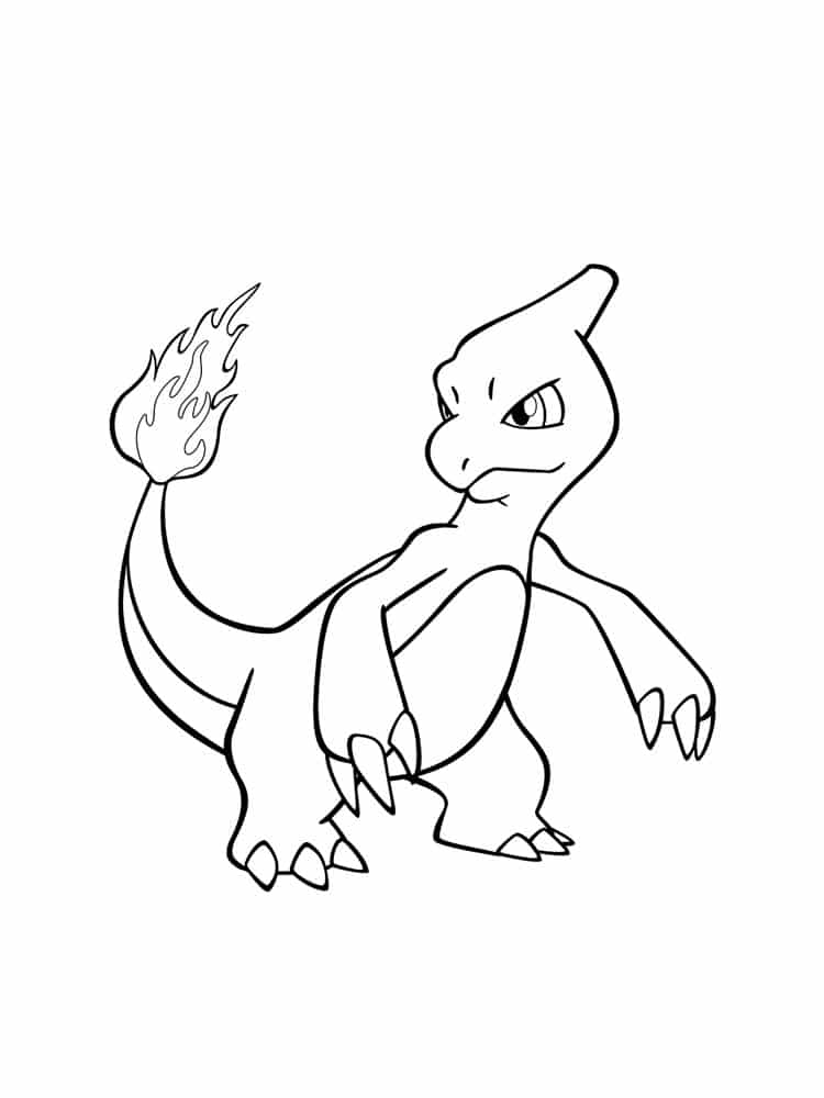 Pokemon hero with a fire tail