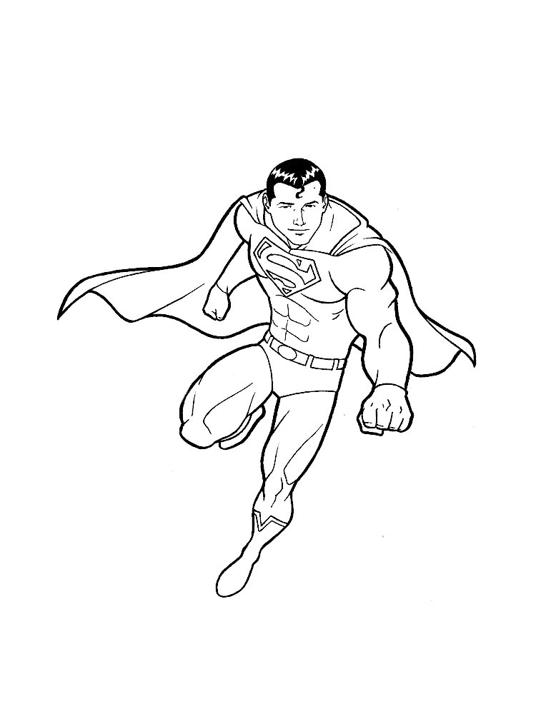 Running Superman with a fist