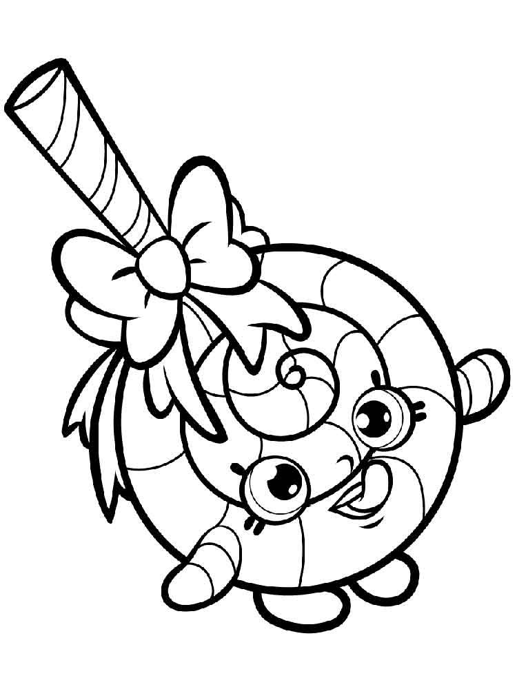Drawing of a hero with a bow from Shopkins