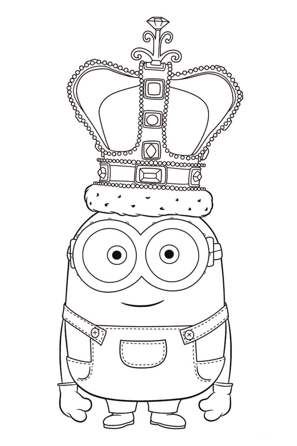 Minion with a big crown
